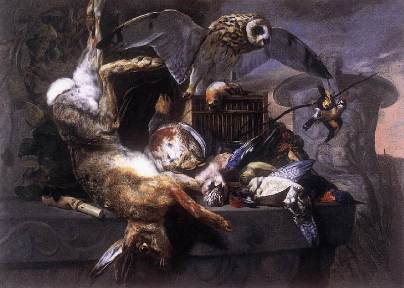 BOEL, Pieter Still-Life with Owl  gfh